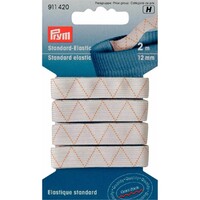 Prym Standaard elastiek 12 mm x 2 meter wit