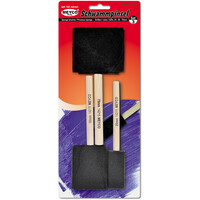 Foamkwast set 3 stuks 25, 50 en 75 mm