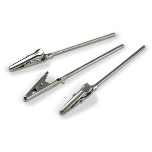 Meyco Krokodillenklemmen 3 stuks met stang 80 mm