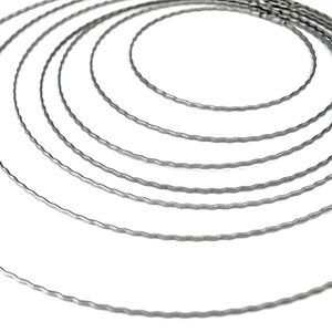 Meyco Metalen ringen gegolfd 20 cm