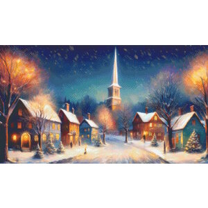 PixelHobby Pixelhobby Patroon 5812 Kerstdorp
