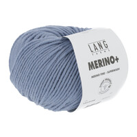Lang Yarns Merino + nr. 134 Licht Jeans