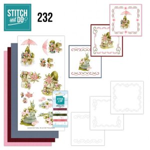 Hobbydots Stitch And Do 232 Flowers In Pot