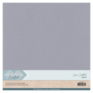 Card Deco Linnenkarton Cardstock Olifantgrijs 30.5 x 30.5 cm