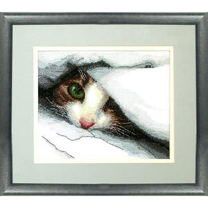 Borduurpakket Poes Hide and Seek PN-0215478