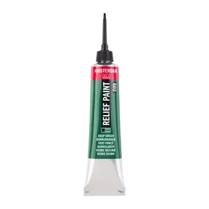 Amsterdam Amsterdam Reliefpaint Tube 20 ml Donkergroen 602
