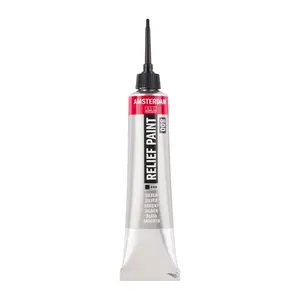 Amsterdam Amsterdam Reliefpaint Tube 20 ml Zilver 800