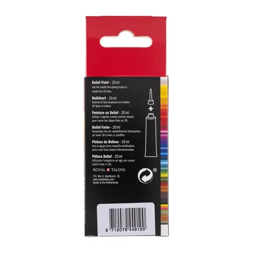 Talens  Amsterdam Reliefpaint Tube 20 ml Zilver 800