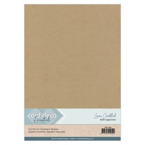 Card Deco Linnenkarton Cappuccino A4 10 vel 240 gram