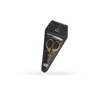 Premax Ooievaars borduurschaartje 9.5 cm goud zilver
