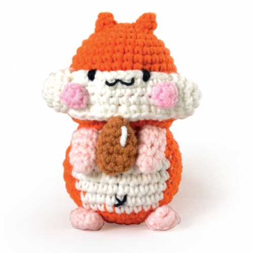 Graine Creative Amigurumi Haakpakket Pochi de Hamster 10 cm Graine Creative Amigurumi Haakpakket Pochi de Hamster 10 cm