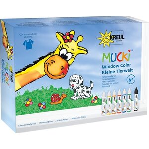 Mucki Raamverf Set 7x29 ml Wild Life Dieren