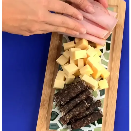 DIY Pakket Mozaïek Borrelplank Blauw 20 cm