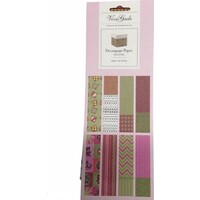 Decoupagepapier Diverse Patronen 25 x 35 8 vel