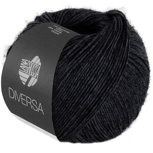 Lana Grossa Lana Grossa Diversa Zwart 029