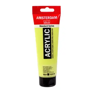 Amsterdam Amsterdam Acrylverf 120 ml nr 664 Geelgroen Licht