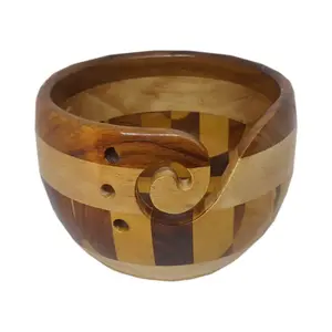 Scheepjeswol Scheepjes Yarn bowl multi hout 14 x 9 cm