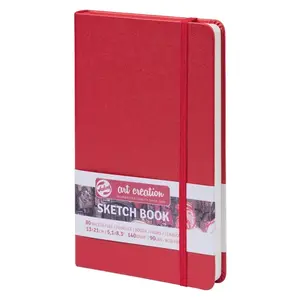Art Creation Art Creation Schetsboek Rood 13 x 21 cm 140 gram 80 vel