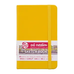 Art Creation Art Creation Schetsboek Goudgeel 9 x 14 cm 140 gram 80 vel
