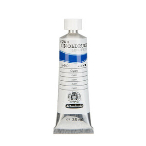 Schmincke Schmincke Aqua Lino verf cyaan 35 ml