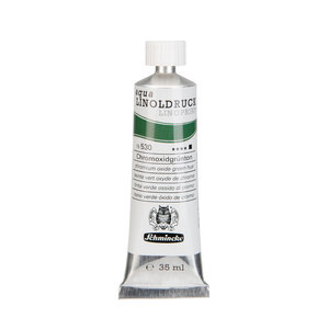 Schmincke Schmincke Aqua Lino verf chromium oxide green hue  35 ml
