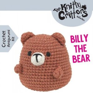 The Knitty Critters Haakpakket Billy The Bear