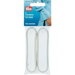 Prym Mouwophouders stretch zilver 2 stuks Prym Mouwophouders stretch zilver 2 stuks