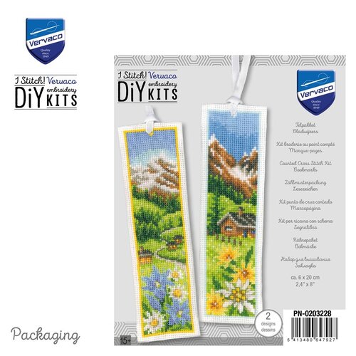 Vervaco Vervaco Bladwijzers Alpenweide 2 stuks ca. 6 x 20 cm PN-0203228