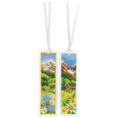 Vervaco Vervaco Bladwijzers Alpenweide 2 stuks ca. 6 x 20 cm PN-0203228