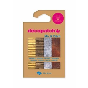 Creotime Décopatch Decoupagepapier materialen 4 vel