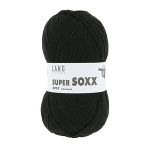 Lang Yarns Lang Yarns Super Soxx Sokkenwol 100 gram zwart 0004