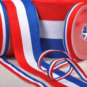 Mediac Lint Rood Wit Blauw 30 mm per meter