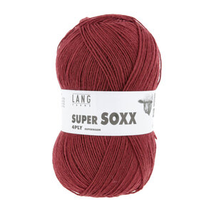 Lang Yarns Lang Yarns Super Soxx Sokkenwol 100 gram burgundy 0061