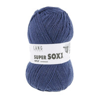 Lang Yarns Super Soxx Sokkenwol 100 gram donker jeans 0034