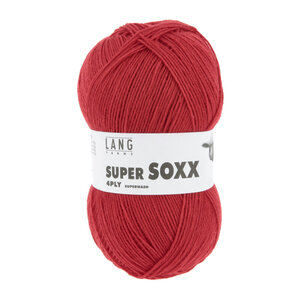 Lang Yarns Lang Yarns Super Soxx Sokkenwol 100 gram rood 0060