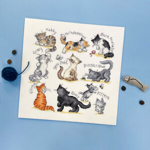 Bothy Threads Bothy Threads Borduurpakket Kate Garret Meow! bt-xkg15
