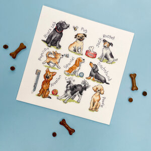 Bothy Threads Bothy Threads Borduurpakket Kate Garret Woof! bt-xkg16