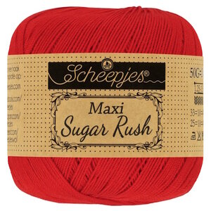 Scheepjeswol Maxi Sugar Rush 50 gram 722 Rood