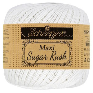 Scheepjeswol Scheepjes Maxi Sugar Rush 50 gram 106 Wit