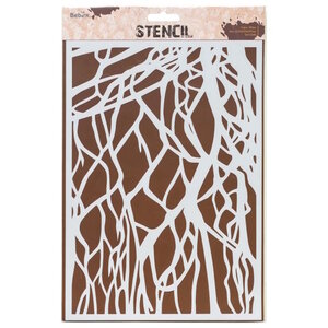 Stencil Wortelnetwerk A4