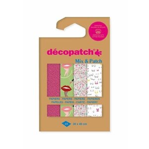 Décopatch Décopatch Decoupagepapier Ode aan de Vrouw 4 vel