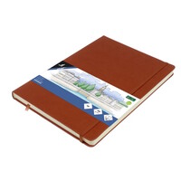Schetsboek cognac 80 vel 140 grams roomwit A4