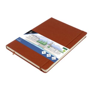 Kangaro Schetsboek cognac 80 vel 140 grams roomwit A4