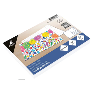 Kangaro Enkele postkaarten 105 x 150 mm 250 grams wit 50 stuksit 50 stuks