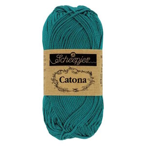 Scheepjeswol Scheepjes Catona 10 gram nr 401 Dark Teal Scheepjeswol Scheepjes Catona 10 gram nr 401 Dark Teal