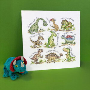 Bothy Threads Bothy Threads Borduurpakket Raar Dino's XKG14