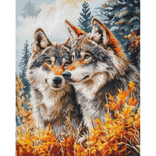 Luca S Luca S Borduurpakket The Guardians of the Forest 25 x 32 cm Luca S Luca S Borduurpakket The Guardians of the Forest 25 x 32 cm