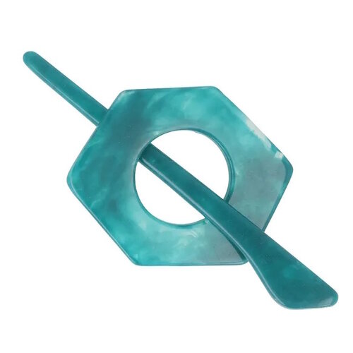 Vestsluiting 65 mm Turquoise Vestsluiting 65 mm Turquoise