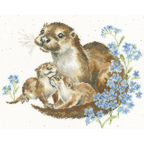 Bothy Threads Bothy Threads Borduurpakket Otterly Adorable xhd141 Bothy Threads Bothy Threads Borduurpakket Otterly Adorable xhd141