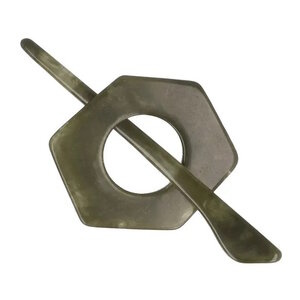 Vestsluiting 65 mm Olijfgroen